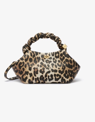 Mini bolso Ganni Bou leopardo